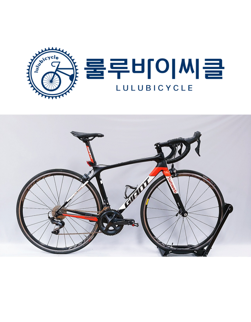 2018자이언트 TCR 어드밴스1 썬웹 S사이즈 울테그라 R8000 카본