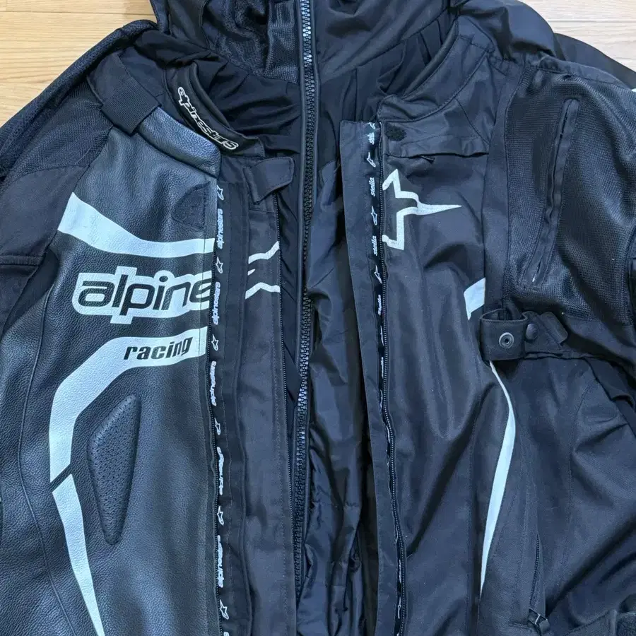 Alpinestar 모듈 업사이클 오버핏 봄버자켓