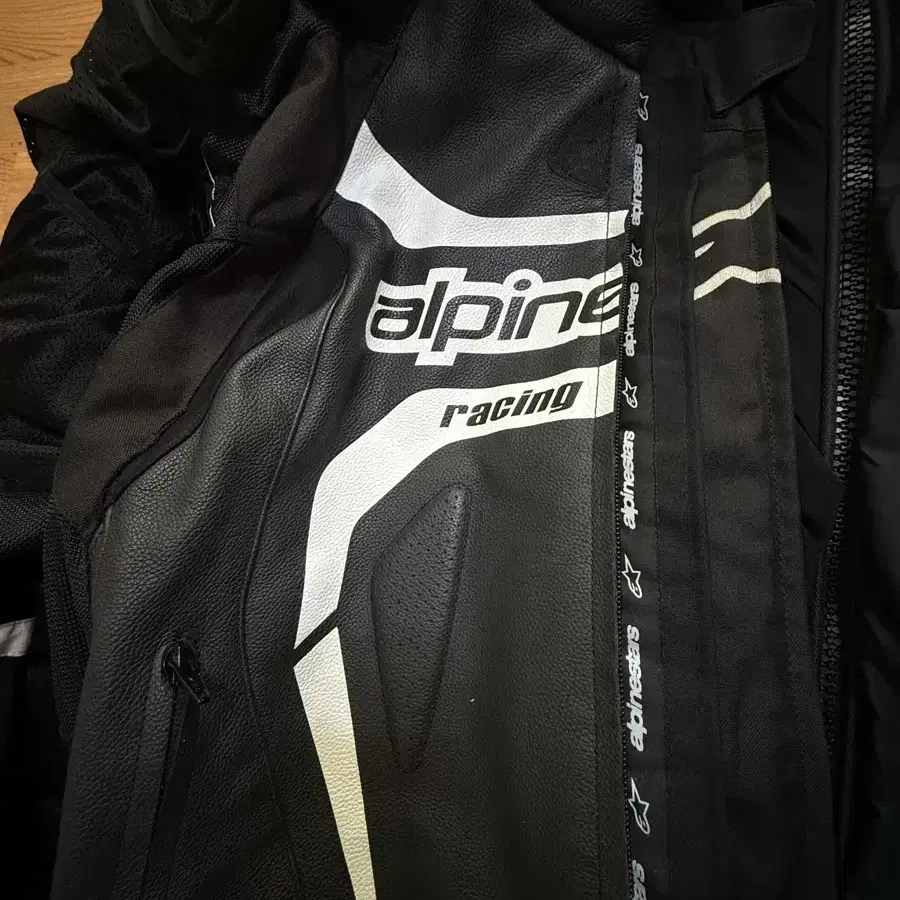 Alpinestar 모듈 업사이클 오버핏 봄버자켓