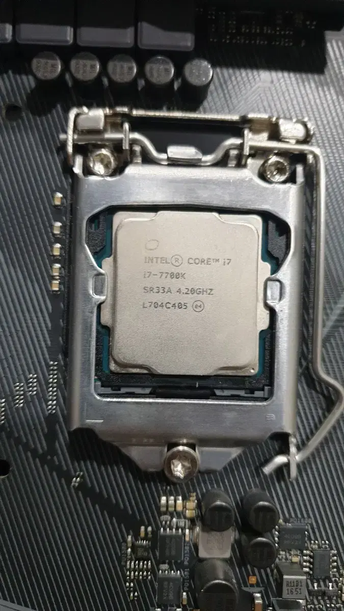 i7-7700k+asus strix z270e+램8gx2