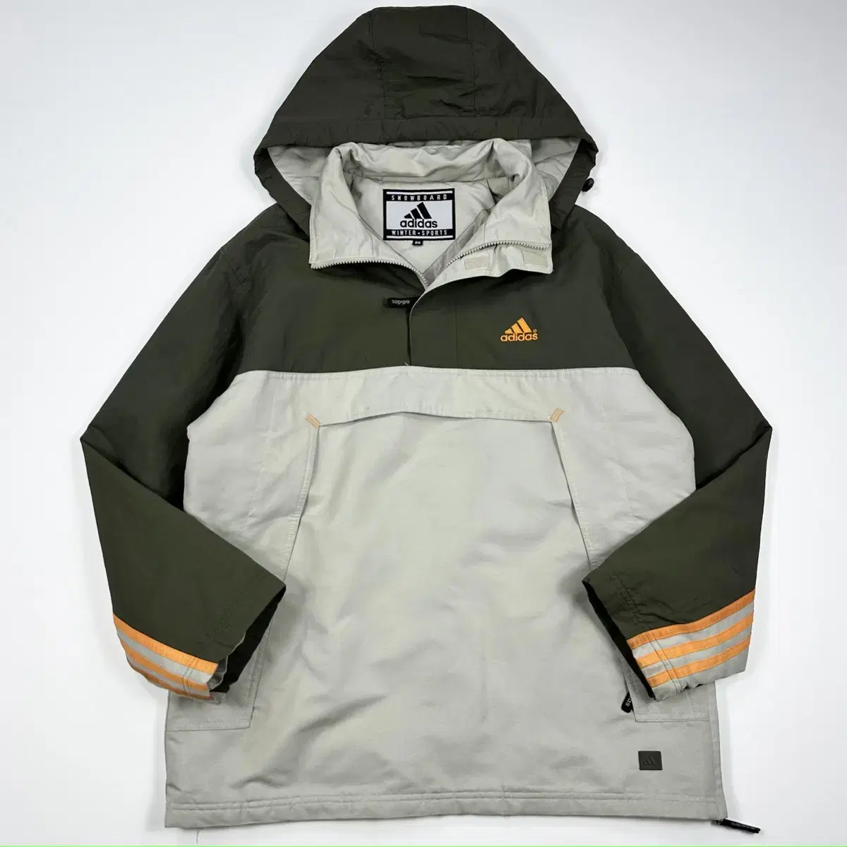 (L) adidas Old School Snowboard Quilted Anorak Jumper