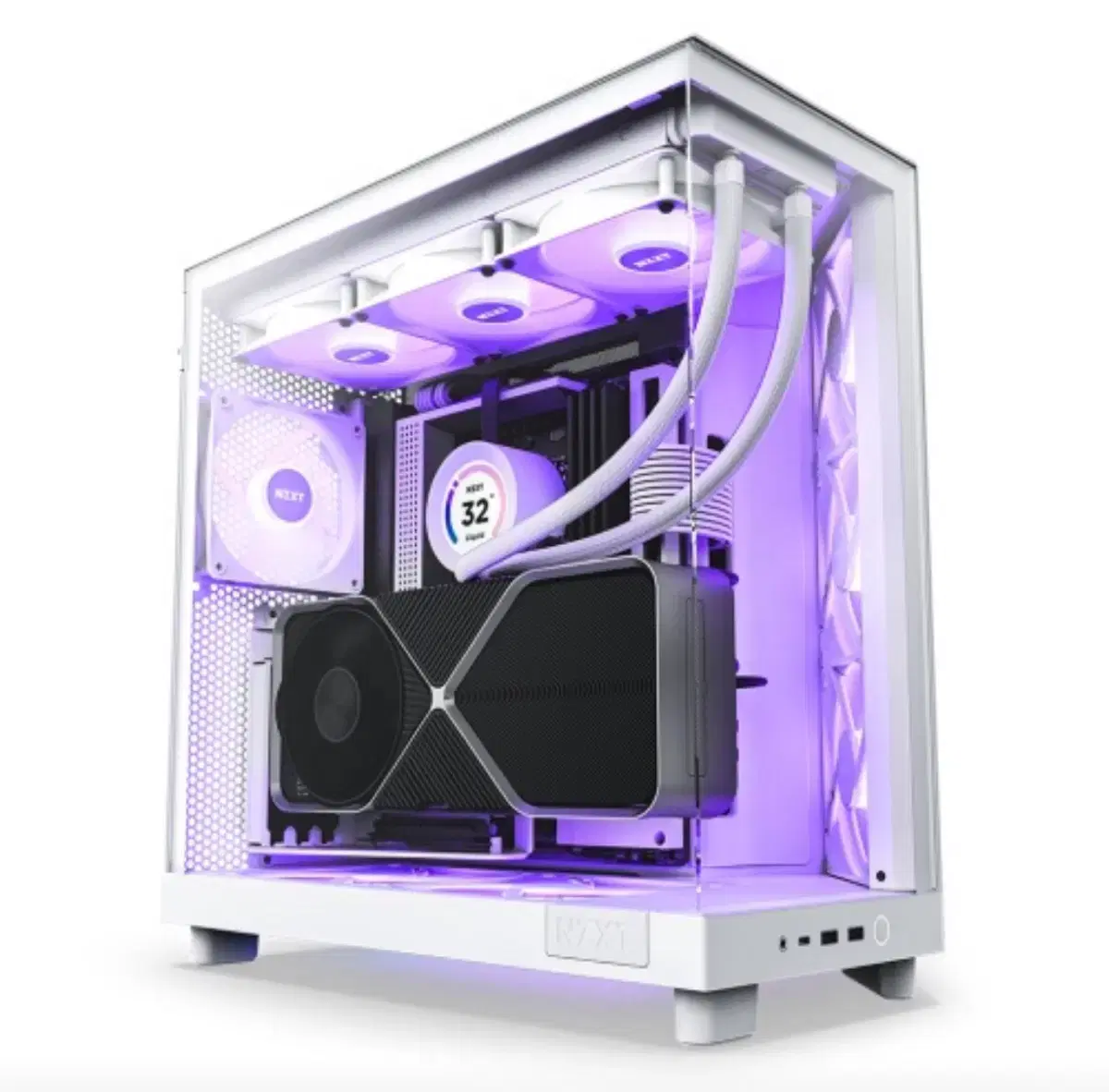 Nzxt h6 flow rgb 화이트