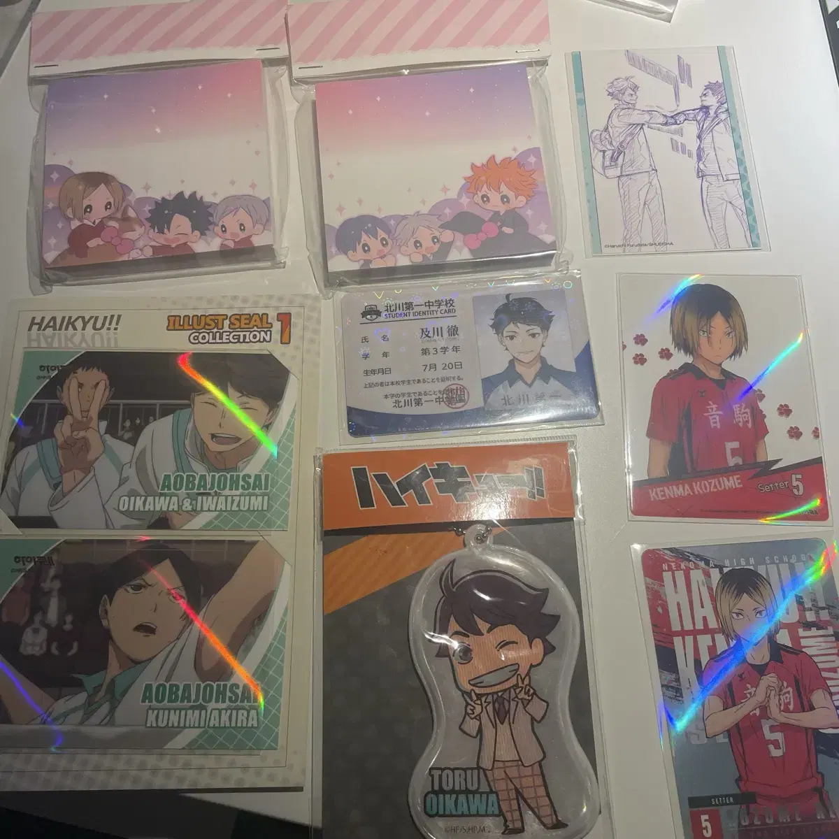 Haikyuu Goods Oikawa Kenma Aobajosai Seijo Nekoma Karasuno