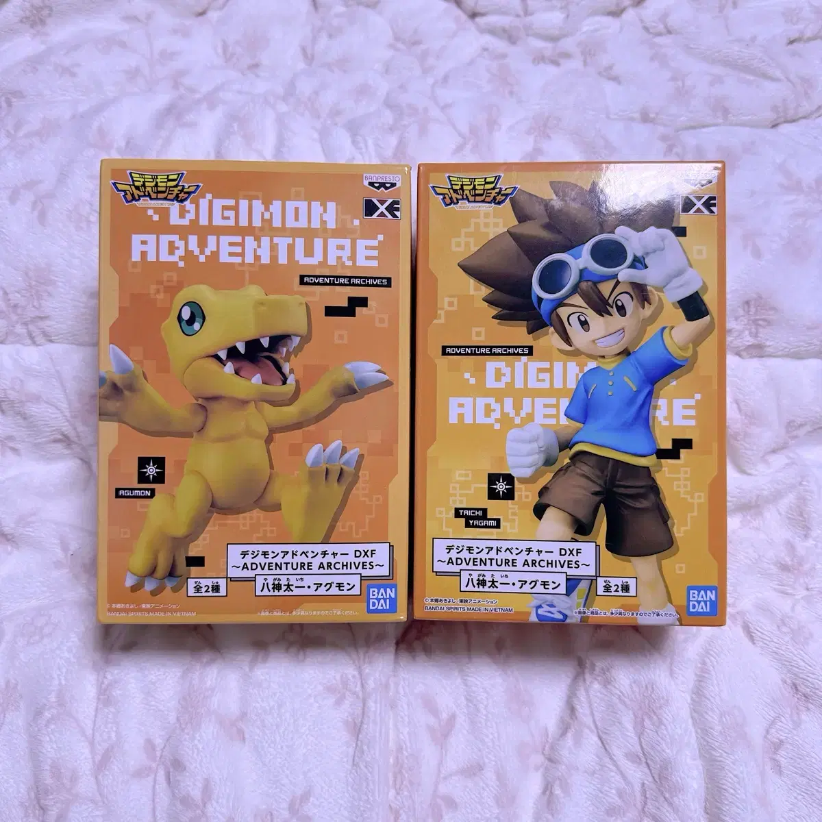 (NEW) Digimon Adventure New Taeil Agumon Figure Set VANDAI ANIGODS