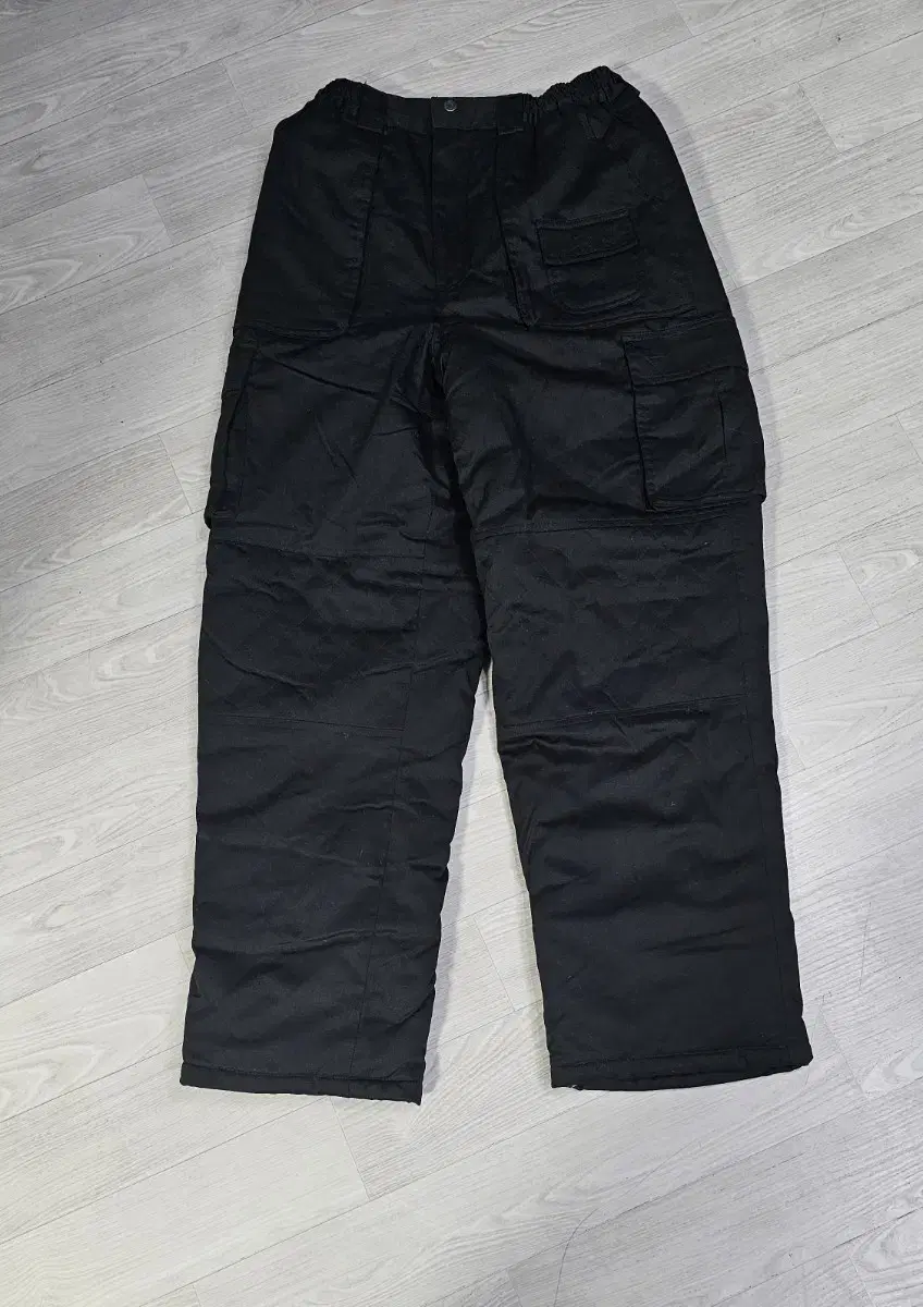 Cargo-quilted-padded-pants.workwear.sidebanding.men's28-30black.brand-new