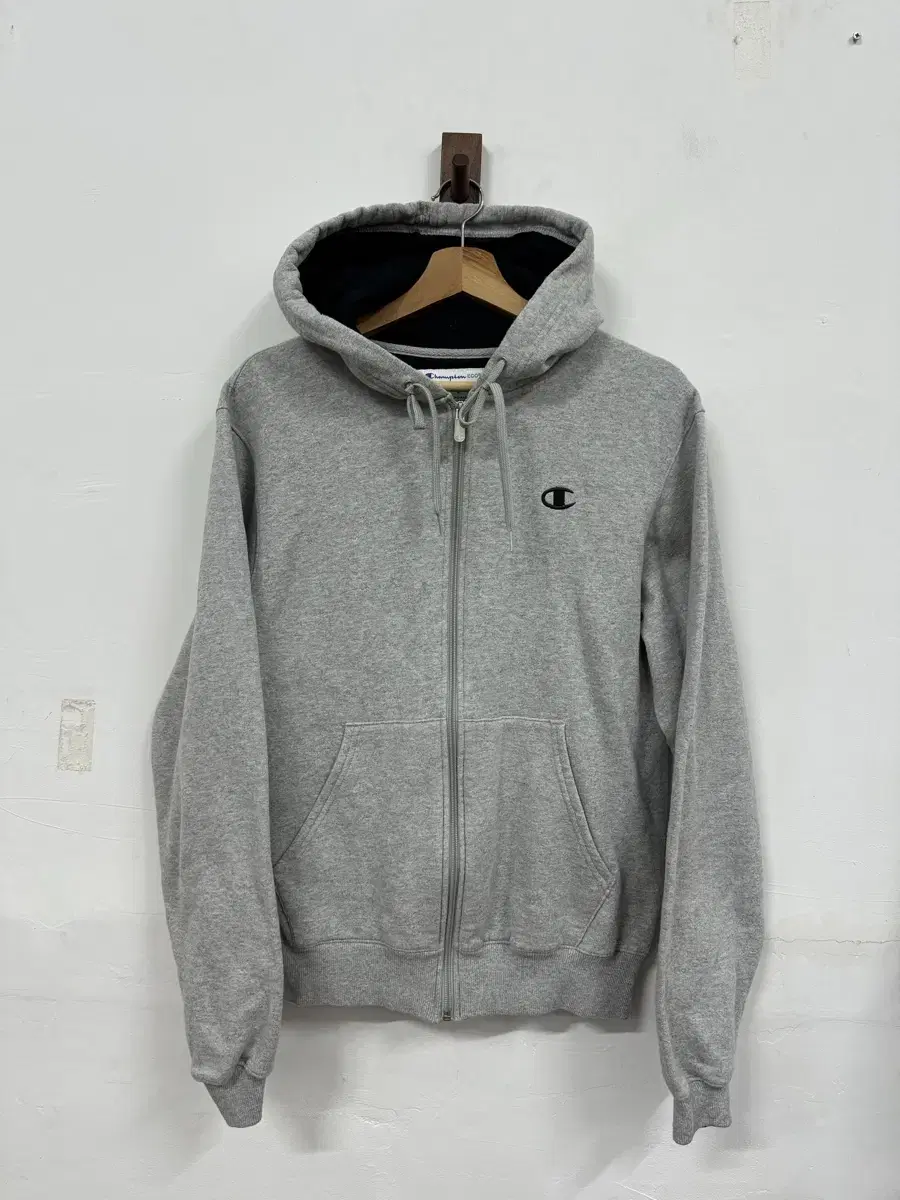 (L)Champion Eco brushed hoodie with zip-up