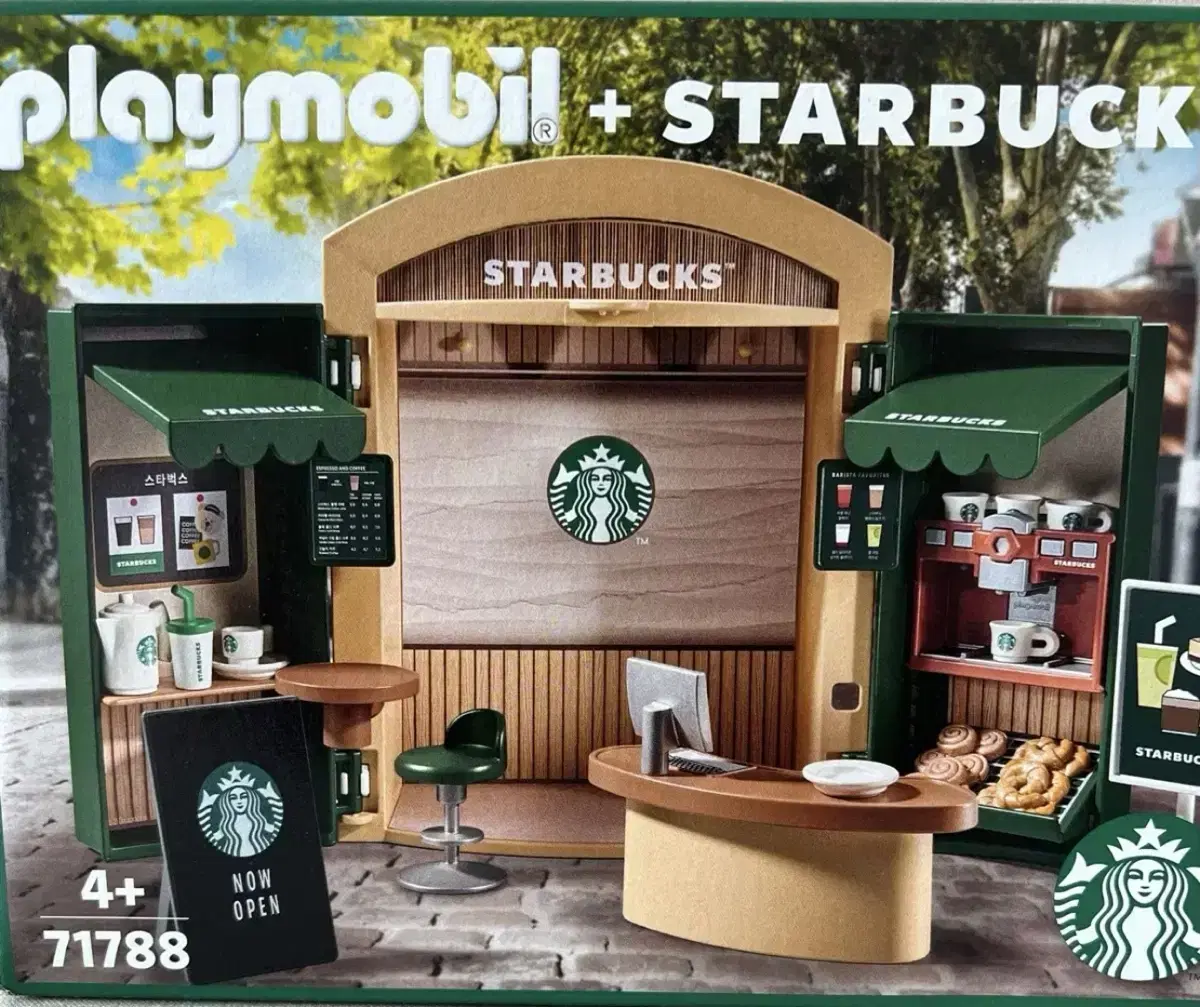 [NEW, Unsealed] Starbucks Playmobil Store for Sale