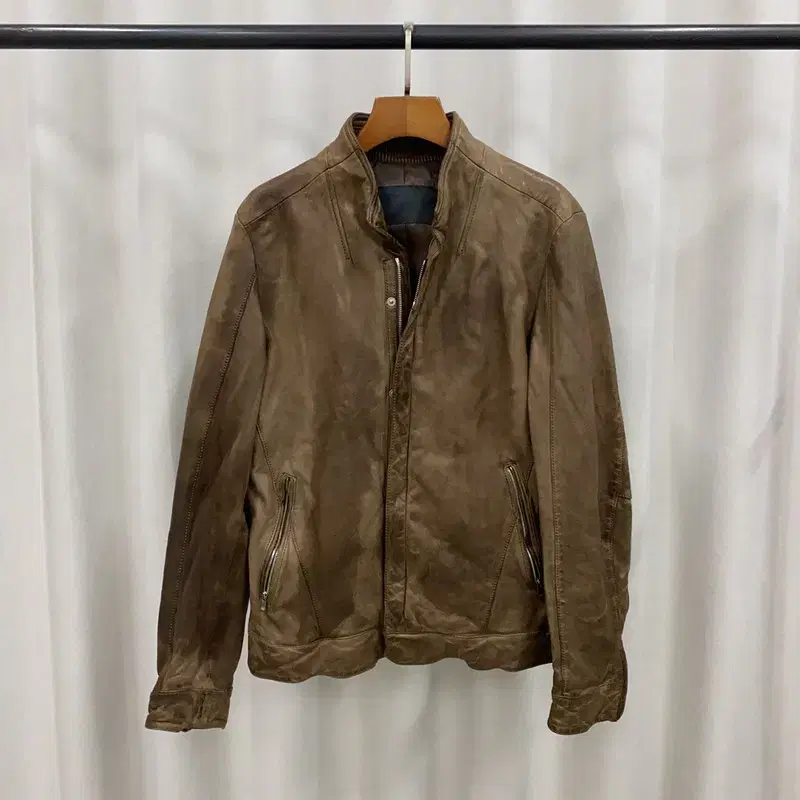 Andie Vintage Brown Sheepskin Mayon Jacket 90 S04216