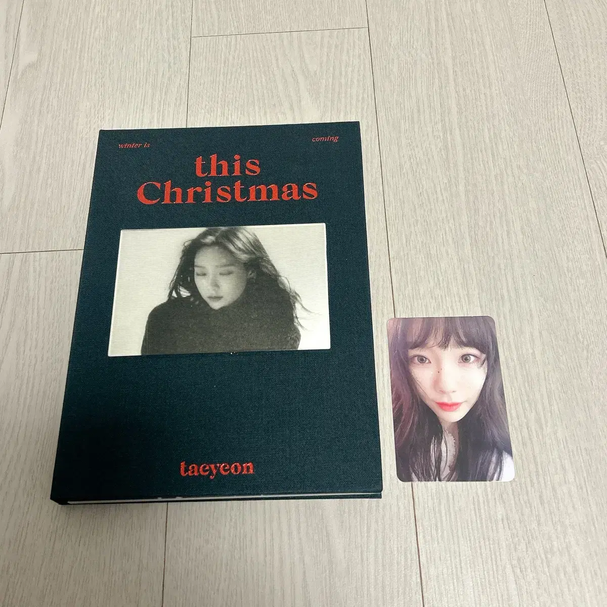 Taeyeon Winter album This Christmas sell + photocard incl.