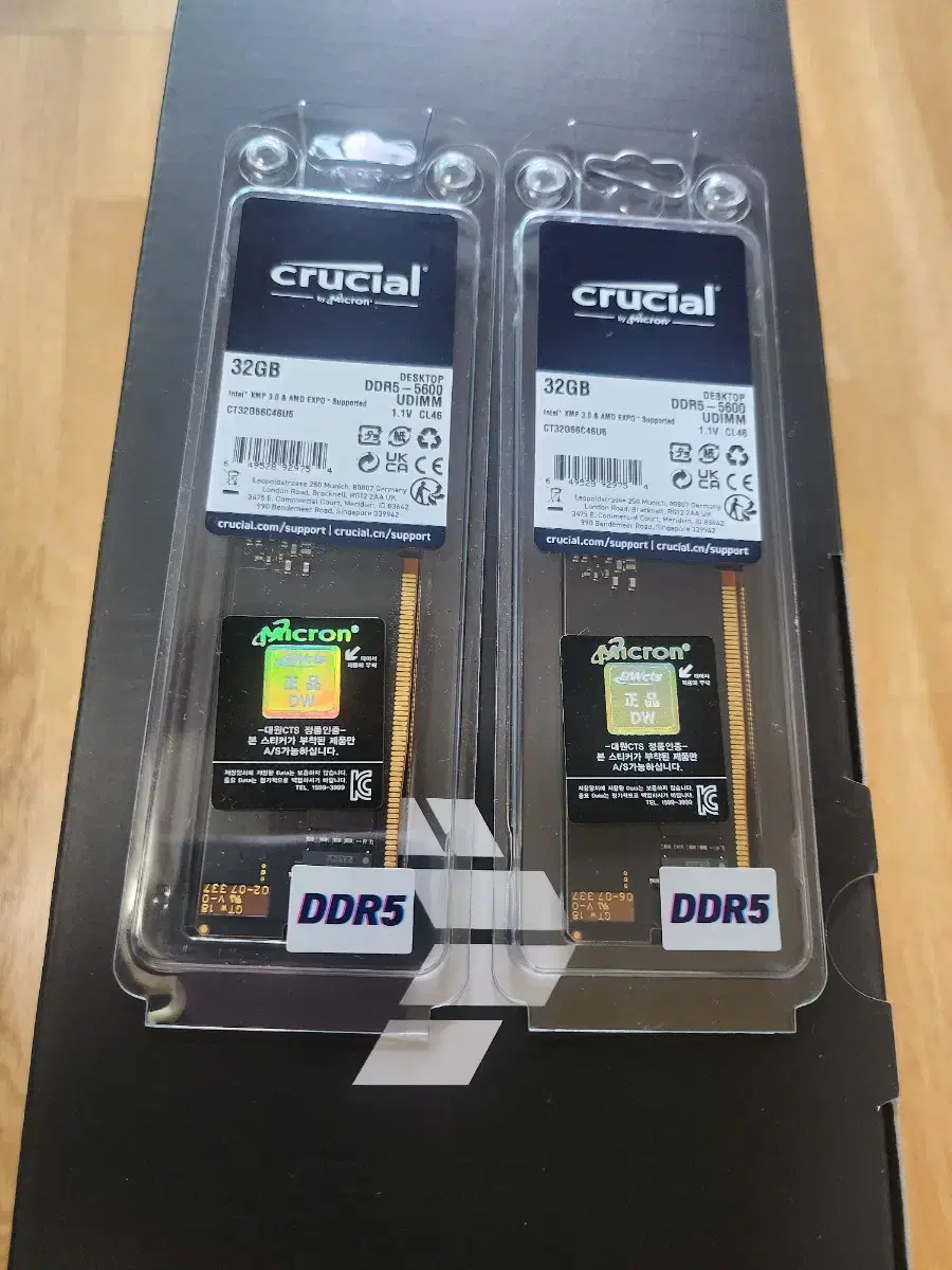 DDR5-5600 (32GBx2) 새상품 팝니다