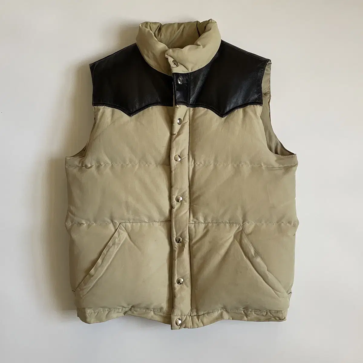 90s Coppermac Real McCoy Down Puffer Vest Padded Joes