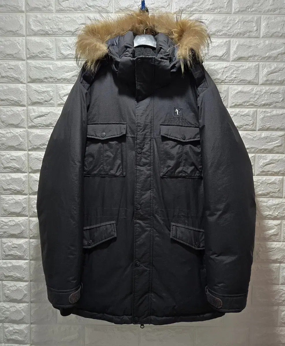 Black Yak Heavy Duck Down Puffer Jumper 105