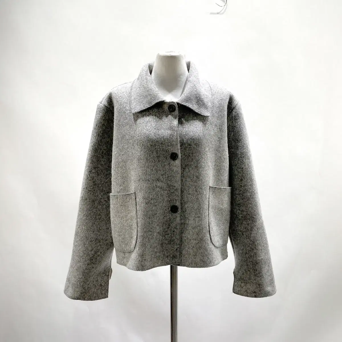 Bee's Day Crop Jacket Wool Jacket Brushed F Permanent