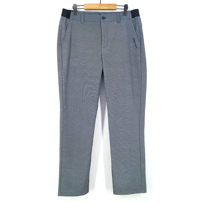 Marmot Men's Side Banding Pattern Brushed Straight Fit Pants Gray 34 (HU26750)