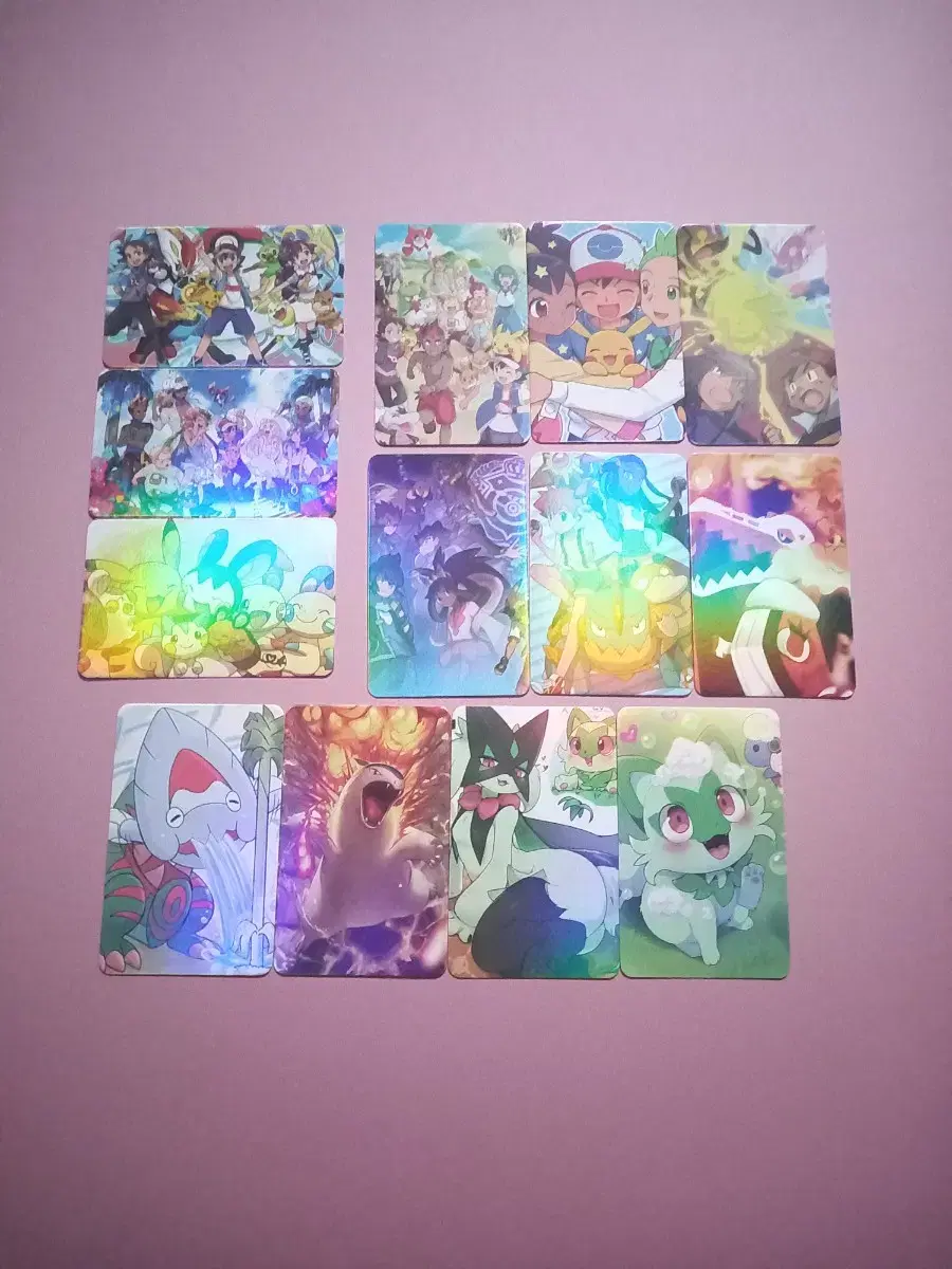 Pokémon hologram photocard 13p