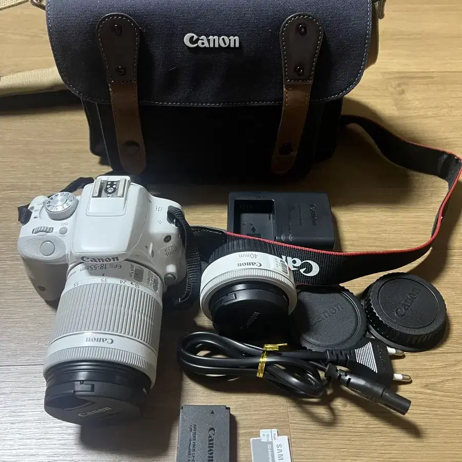 캐논 100D 18-55mm, 40mm 더블렌즈 킷