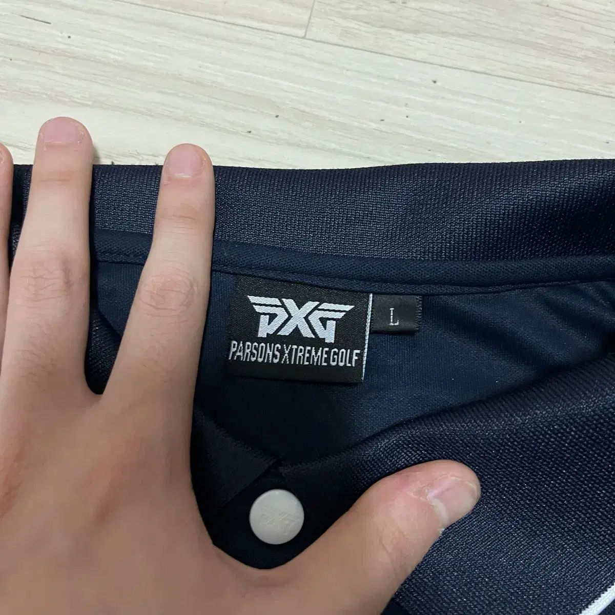 [L] PXG 피엑스지 남성 골프웨어 사이드라인 골프 카리티 반팔티셔츠