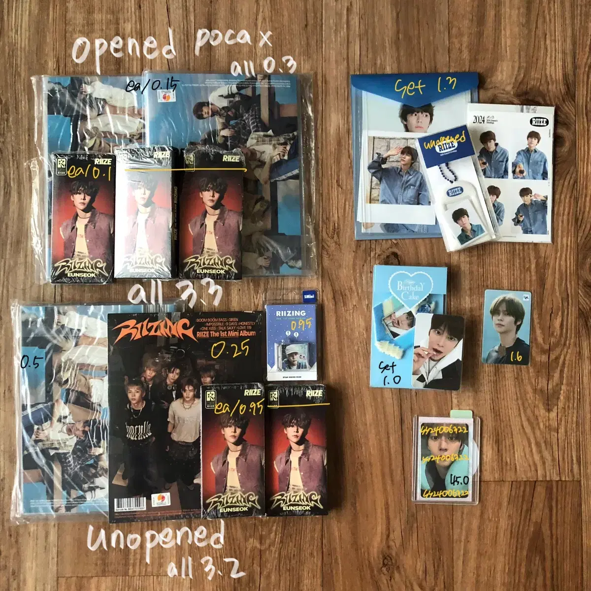 Rize album Mini Photopack collect book photobook eunseok Boom Boom Be seasons greetings wts Sell