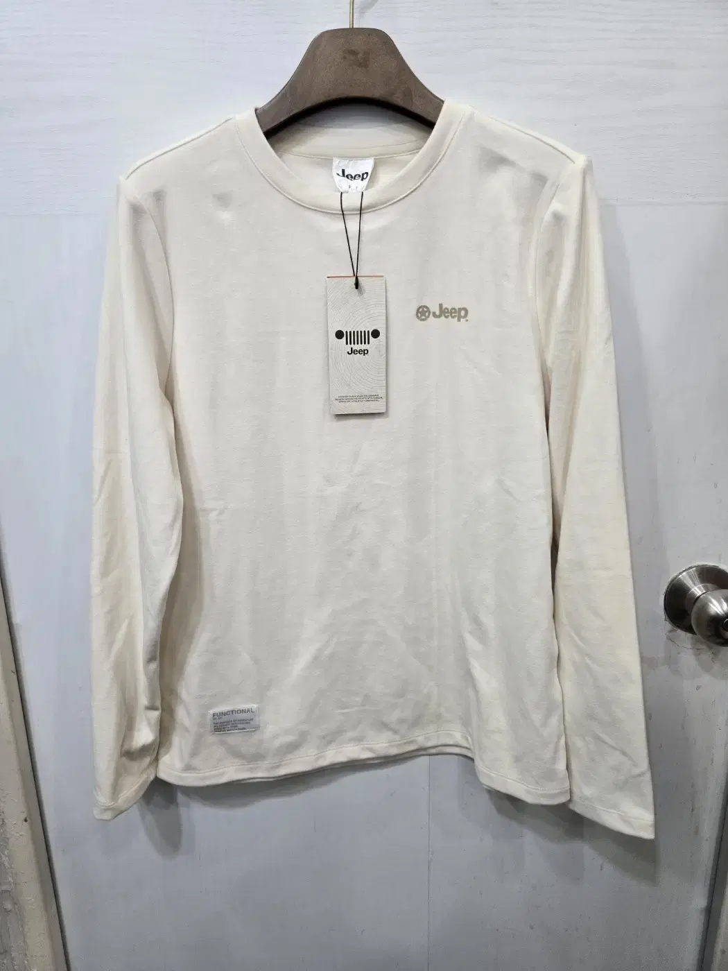 95,M,New)) JEEP Jeep brushed long sleeve t-shirt! Soft fabric!