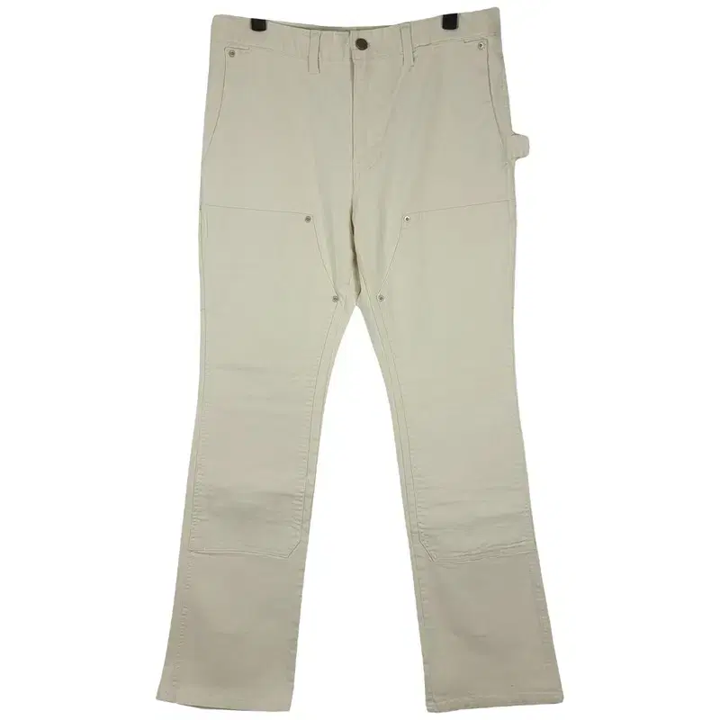 Manwon Shop Attention Low Ivory Bootcut Carpenter Pants M04901