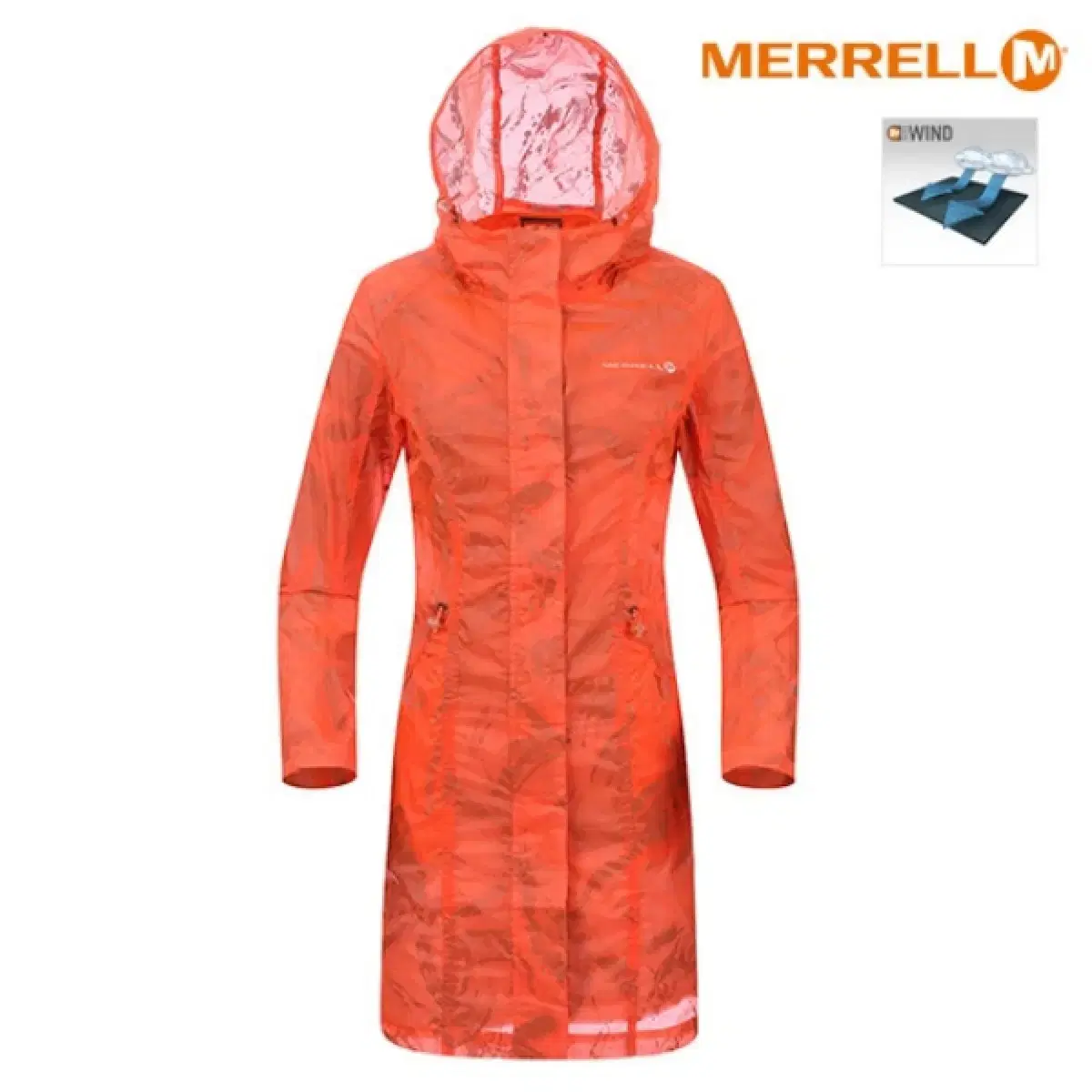 MERRELL 머렐 아쿠아 롱사파리 방풍 자켓 S(90)