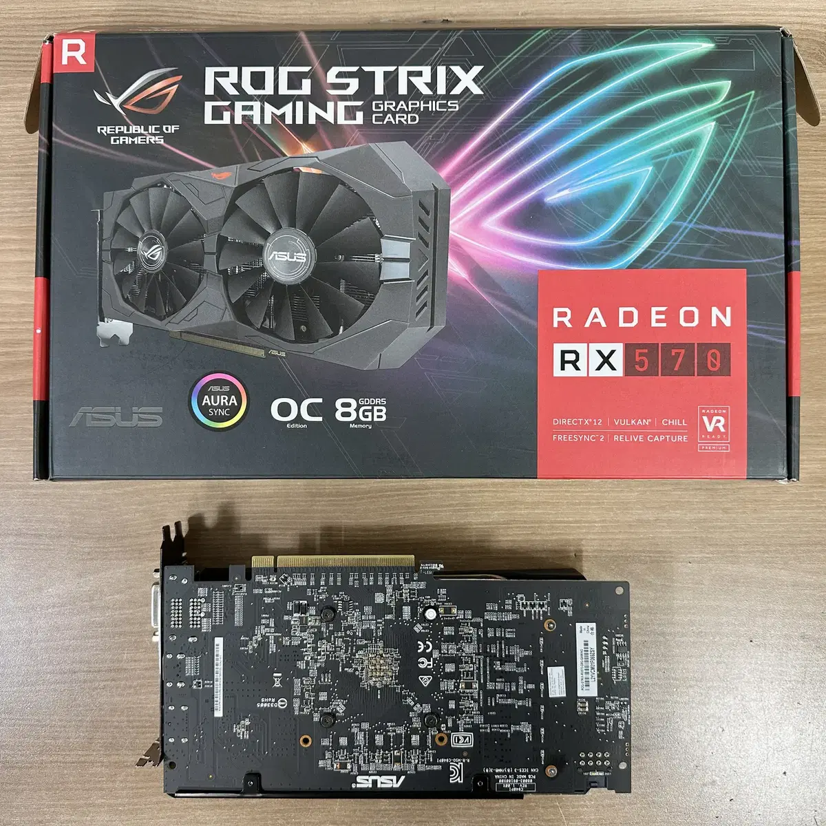 ASUS 라데온 RX 570 O8G GAMING D5 8GB