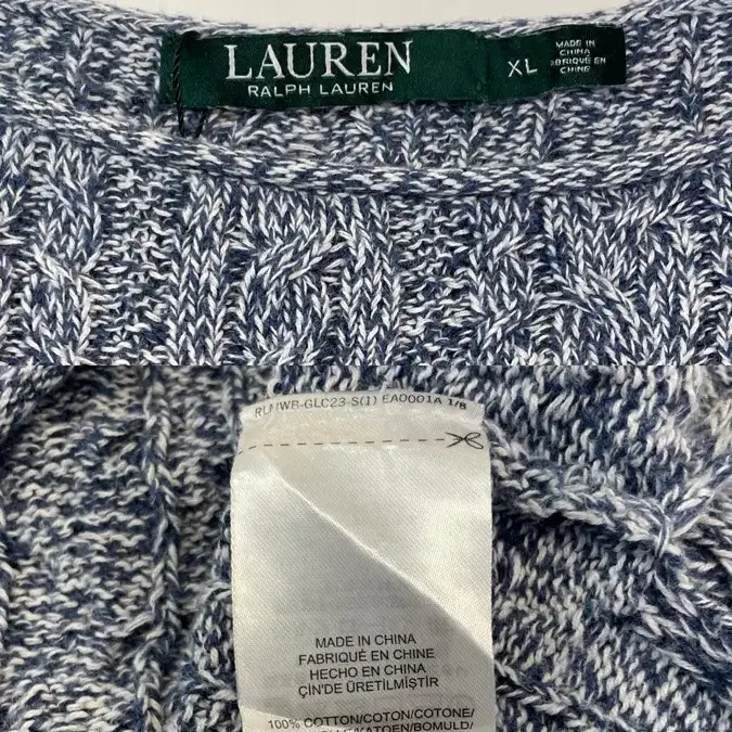 (XL) Lauren 로렌 랄프로렌 니트