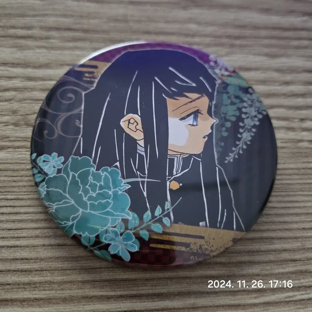 Demon Slayer Tokito Muichiro Jump Shop Can Badge 2nd Edition