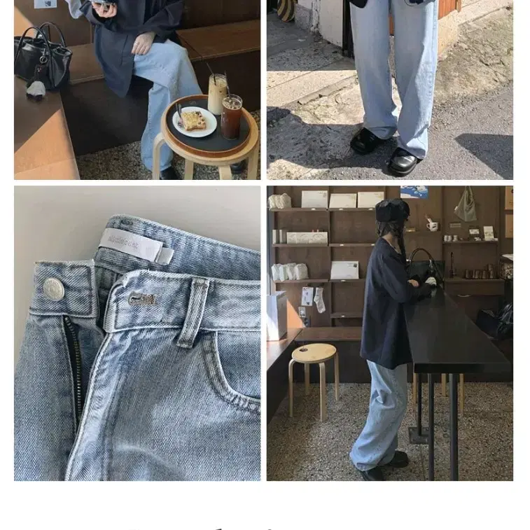 어리틀빗 연청바지 m (cent wash denim)