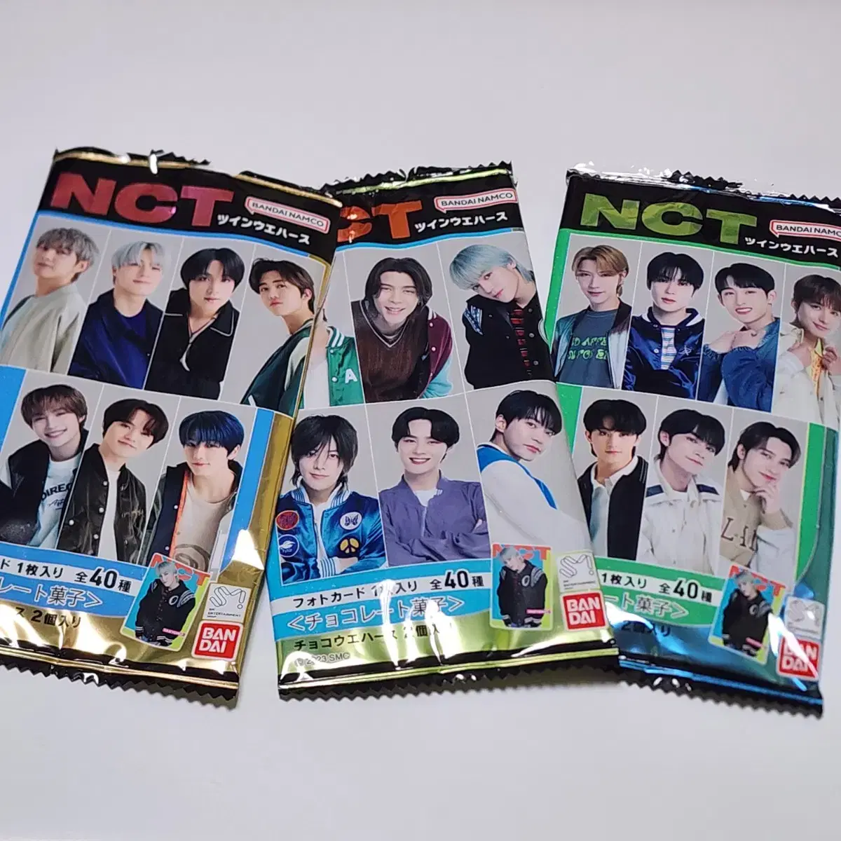 엔시티 nct 일본 웨하스 포토카드 미개봉 쟈니 태용 샤오쥔 일괄