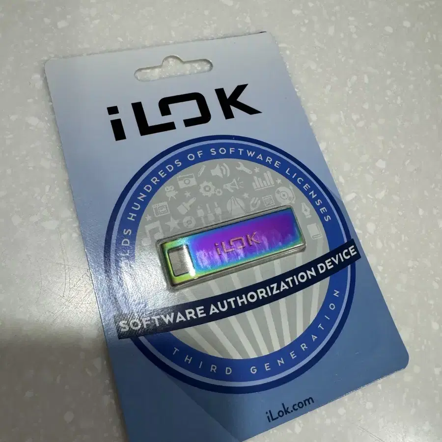 ilok 아이락3세대 usb A 한정판 레인보우 미개봉