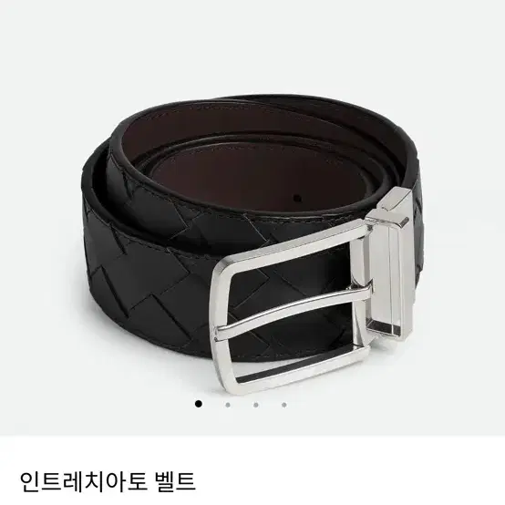 보테가베네타 인트레치아토 리버시블 벨트 BOTTEGA VENETA