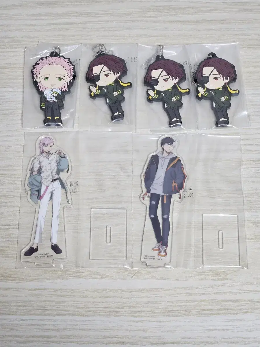 Windbreaker Winbre sakura Suokiryu acrylic stand Rubber keyrings D and G