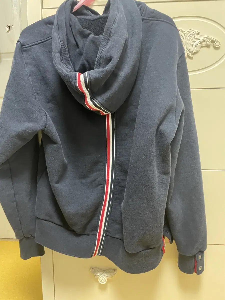 Thom Browne White Three Stripe Hoodie 3