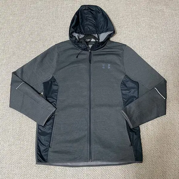 XL Under Armour Brushed Training Hooded Zip-up Jacket N.6335