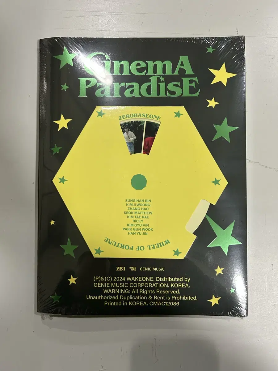 zerobaseone mini 4집 cinema paradise general album