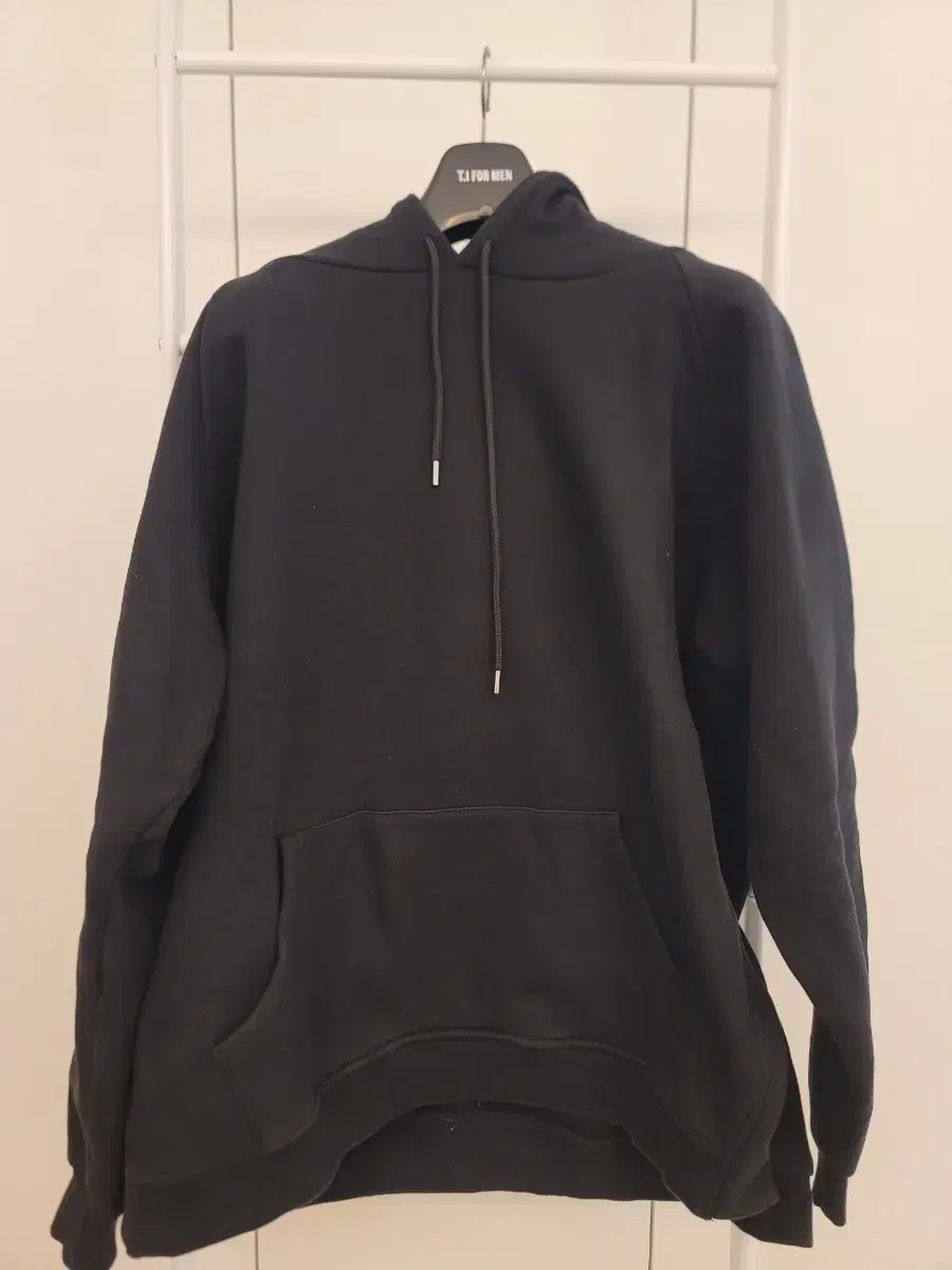 Overfit hoodie (brushed, size 100~110) black sells