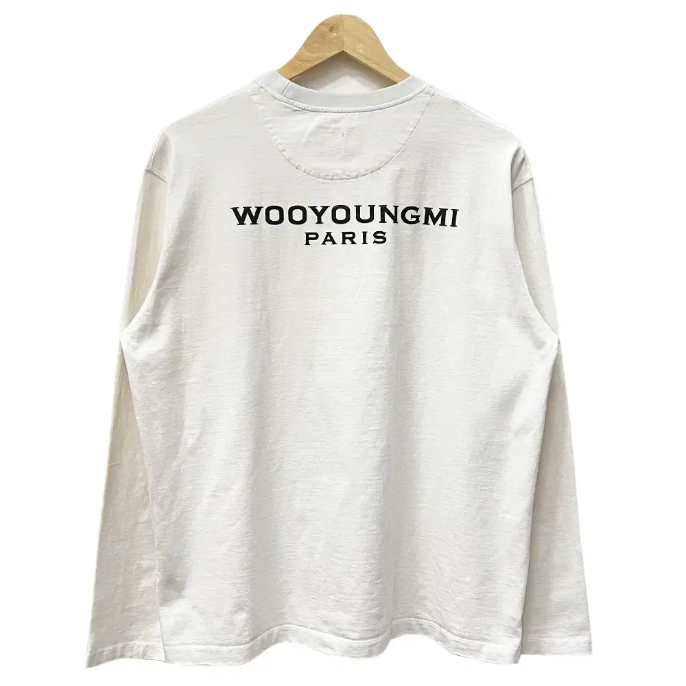 Wooyoung Mi Long Sleeve Back Logo Long Sleeve T-Shirt 105