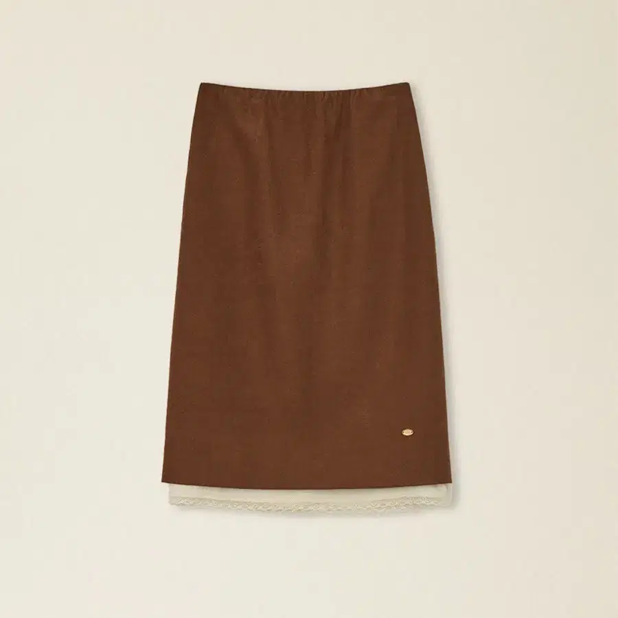 르메메 Autumn French Midi Skirt 카멜