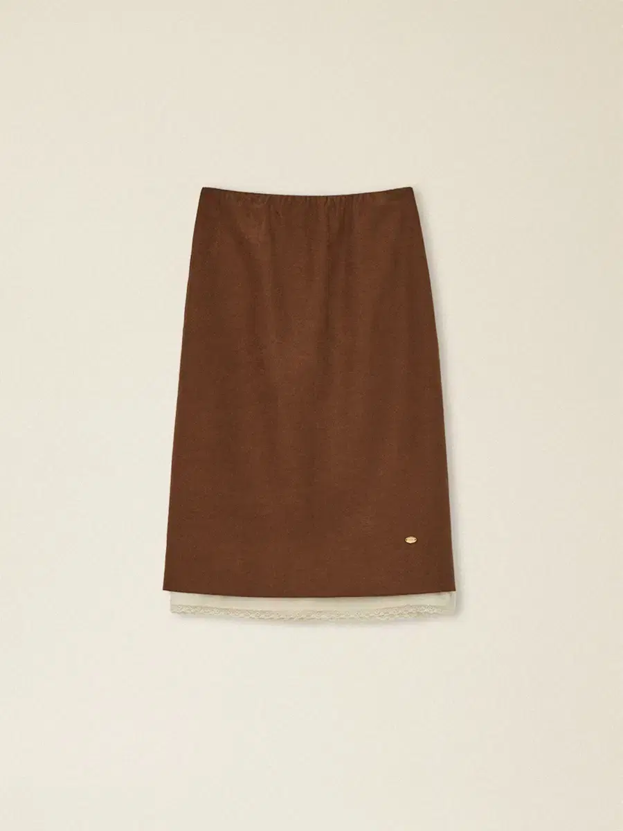 르메메 Autumn French Midi Skirt 카멜