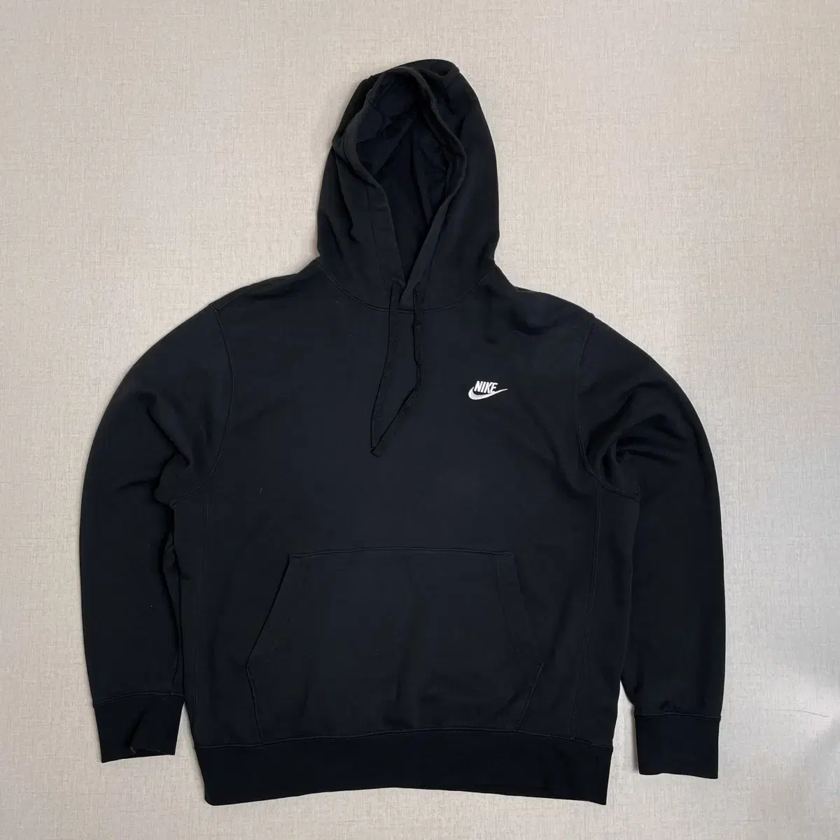 [TAPPO] Nike Hoodie Long Sleeve T-Shirt Black XL