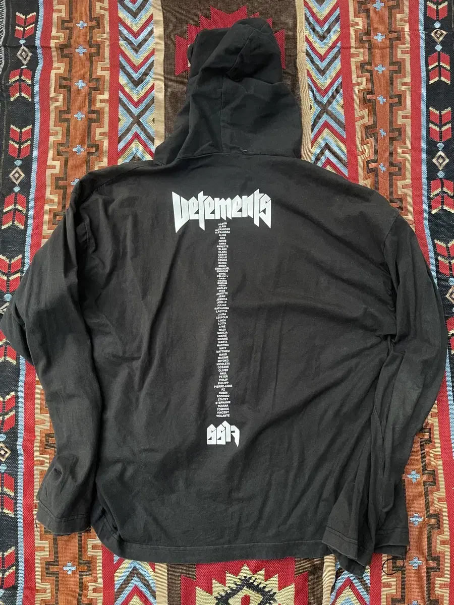 17ss Vetements Staff Logo Hoodie L 100