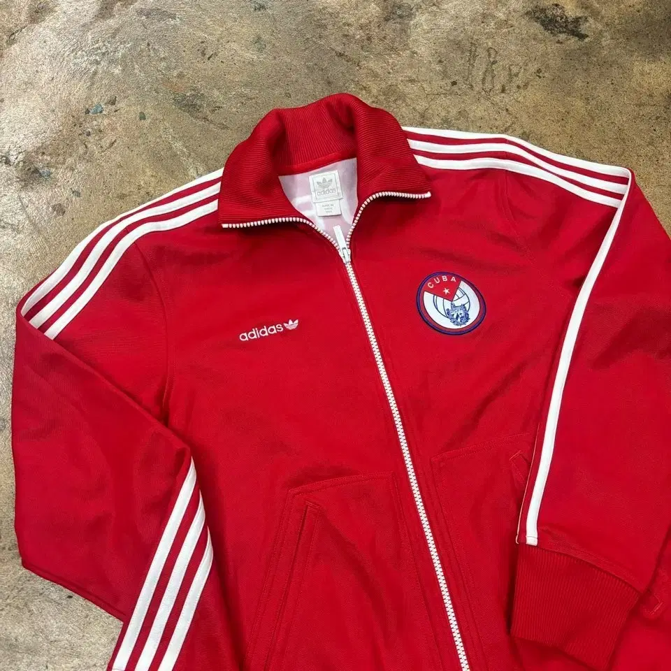 [ Authentic/95 ] Adidas Firebird Cuban National Team Track Top Jersey