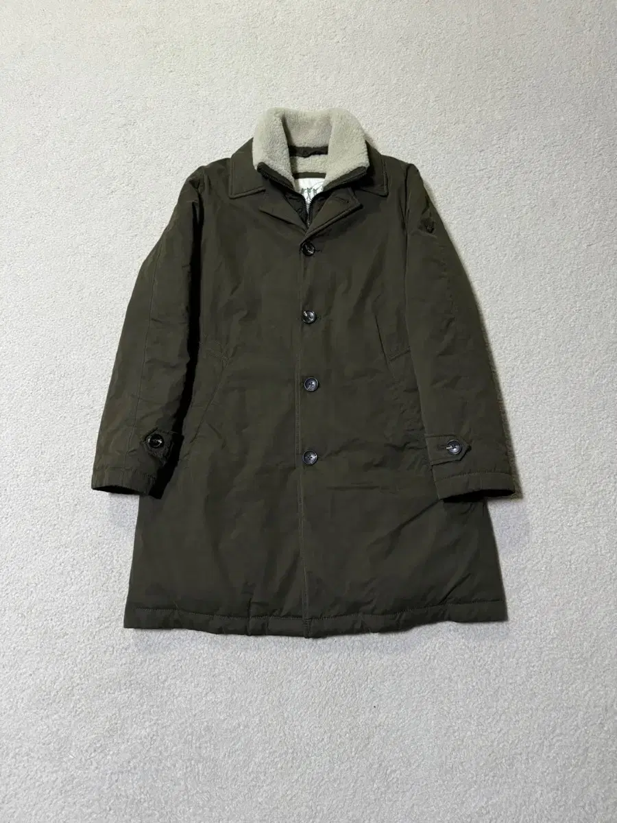 Cotton Spitfire Garment-dyed Fleece Coat Puffer Jacket 95