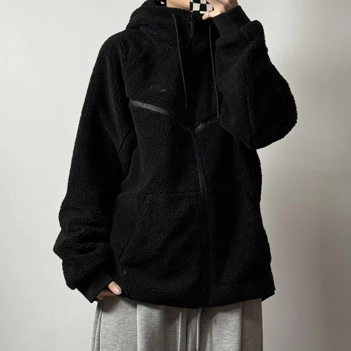 Nike Hooded Fleece Zip-Up Black XL [112604]