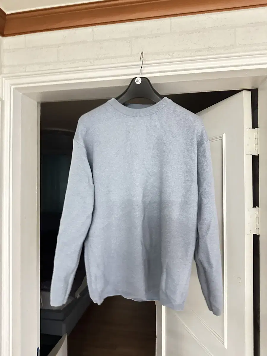 Coeur top-fill cashmere knit bloo-grey M