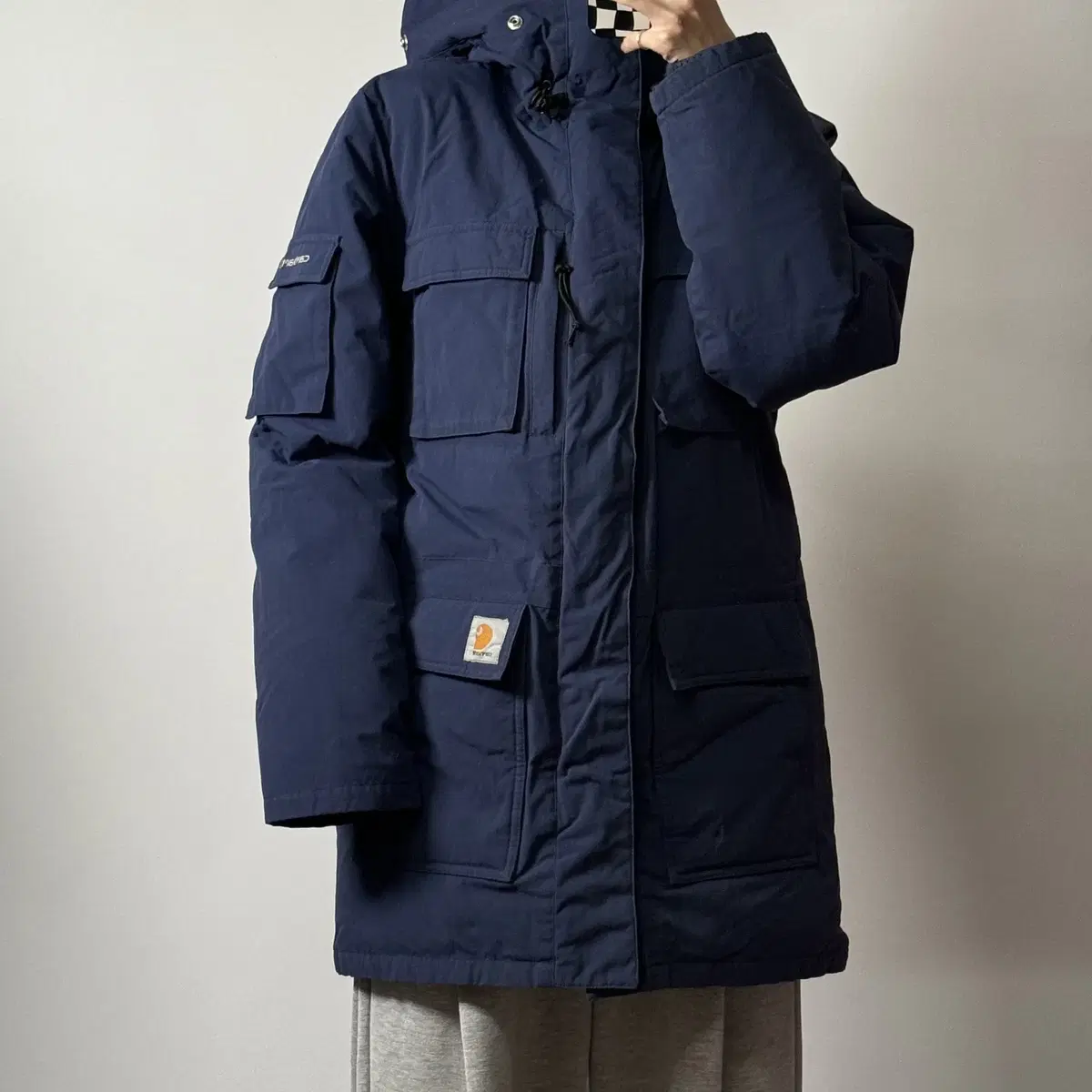 Calhart WIP Bering Parka Jumper Navy M [112604]