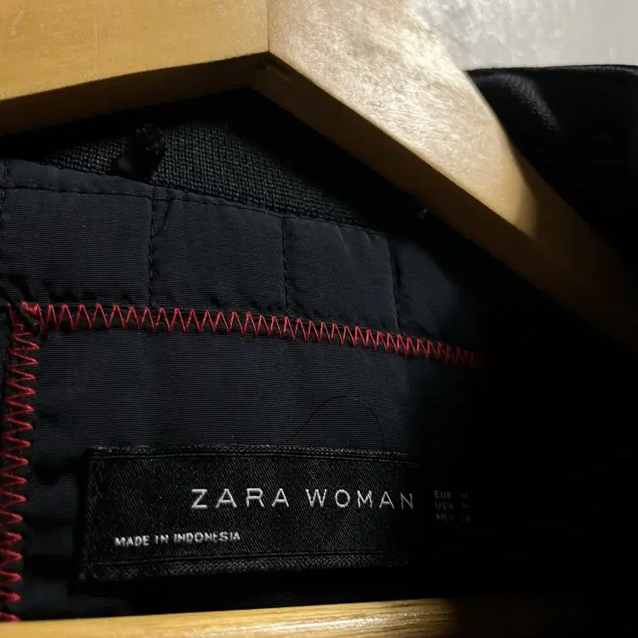 55-66 ZARA 자라 스판 퀼팅 누빔 패딩자켓 정품