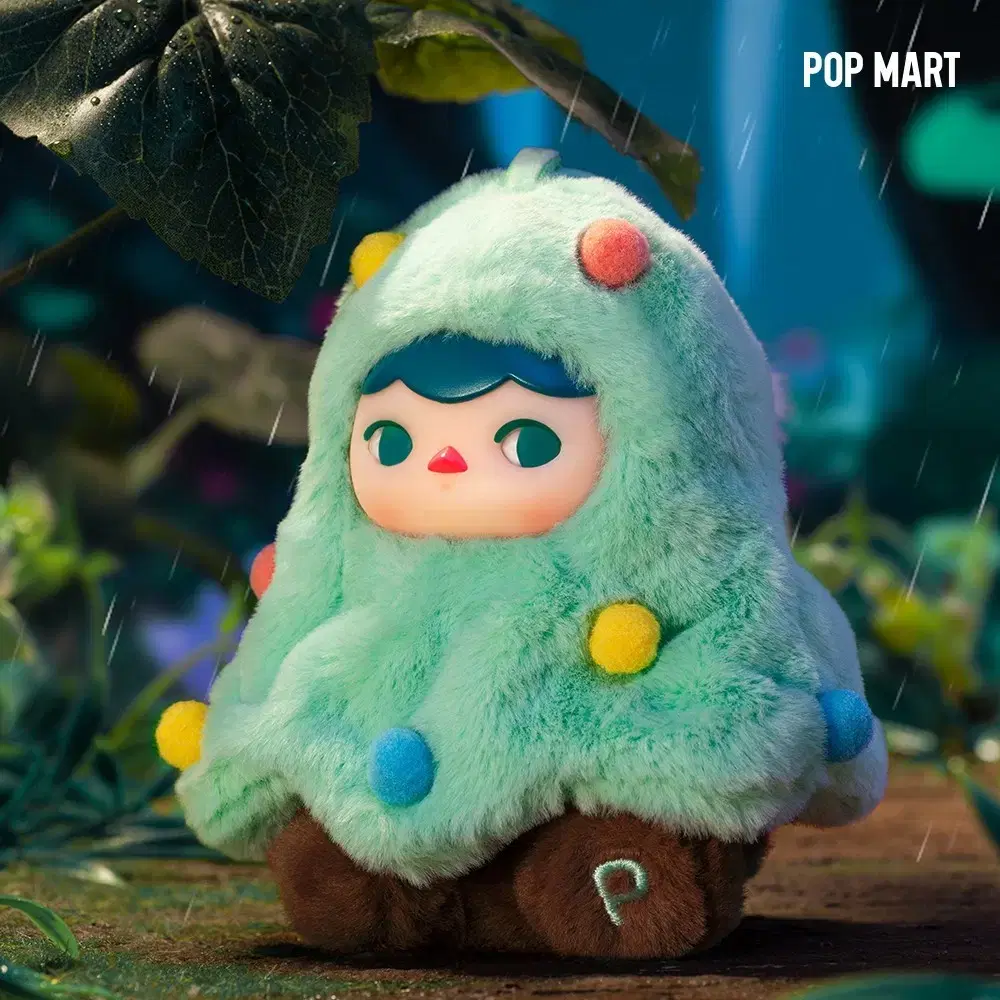 Unsealed)Pop Mart Funky Forest Party Plush Pendant Doll_Christmas Tree