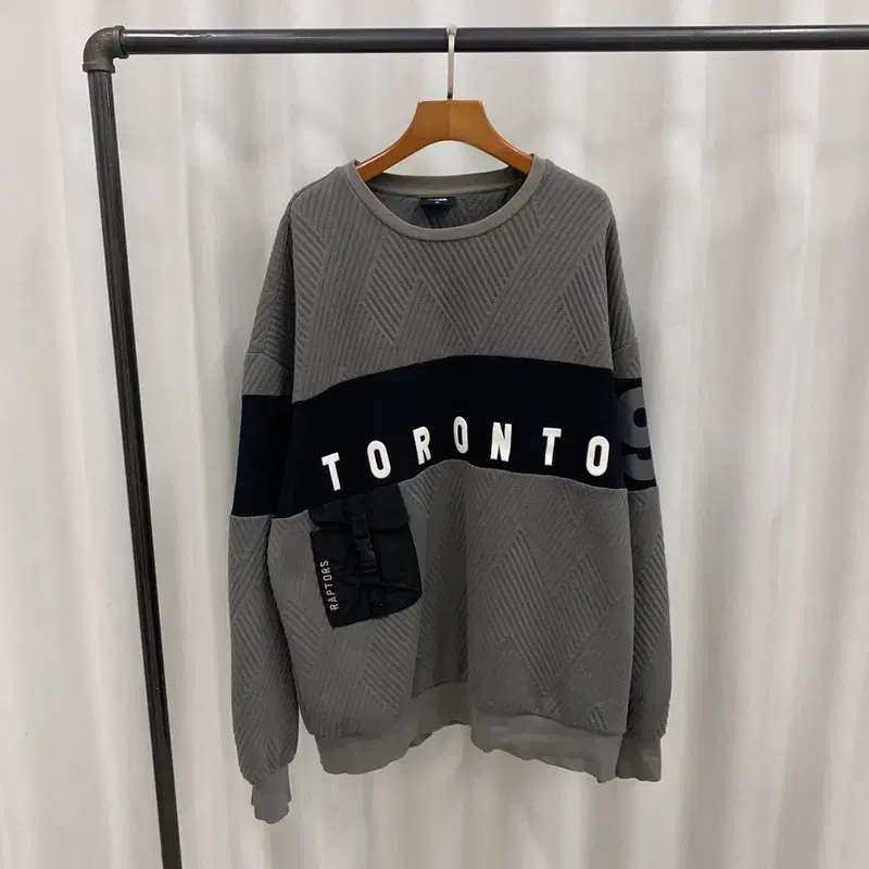 NBA Toronto Overfit Sweatshirt Man to Man 110 S04223